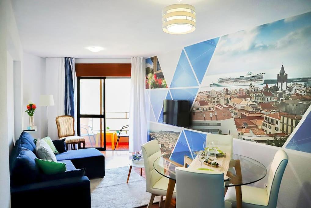 Funchal Downtown 5Min Marina + 2 Bedroom + Parking Eksteriør billede