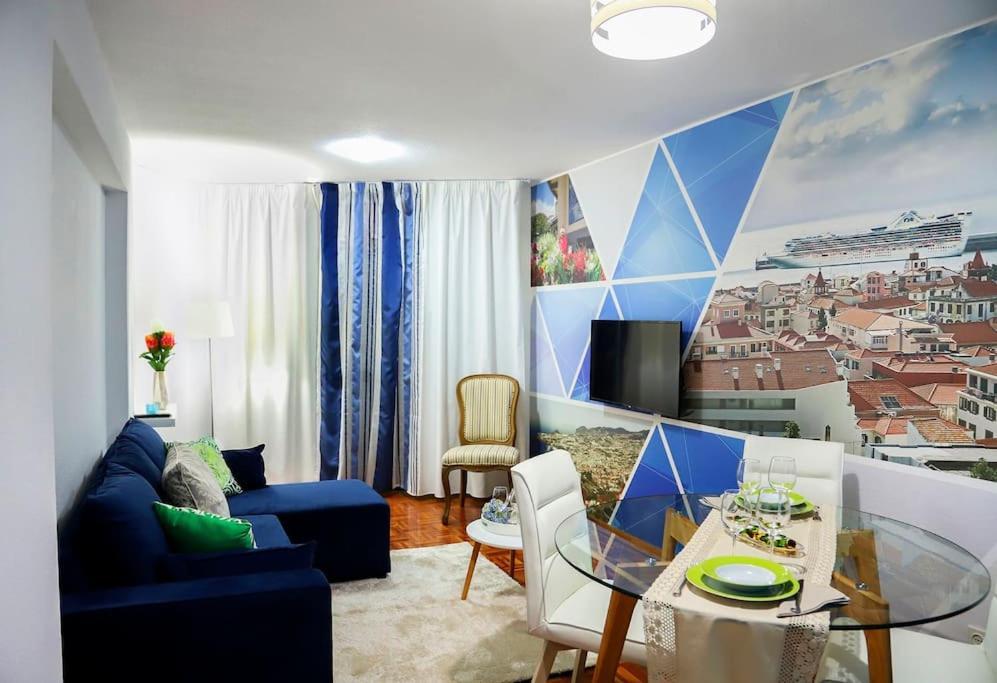Funchal Downtown 5Min Marina + 2 Bedroom + Parking Eksteriør billede